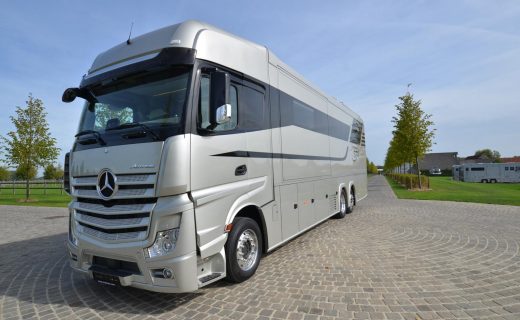 STX Mercedes Actros - 2 Pop Outs- Car garage - STX Motorhomes